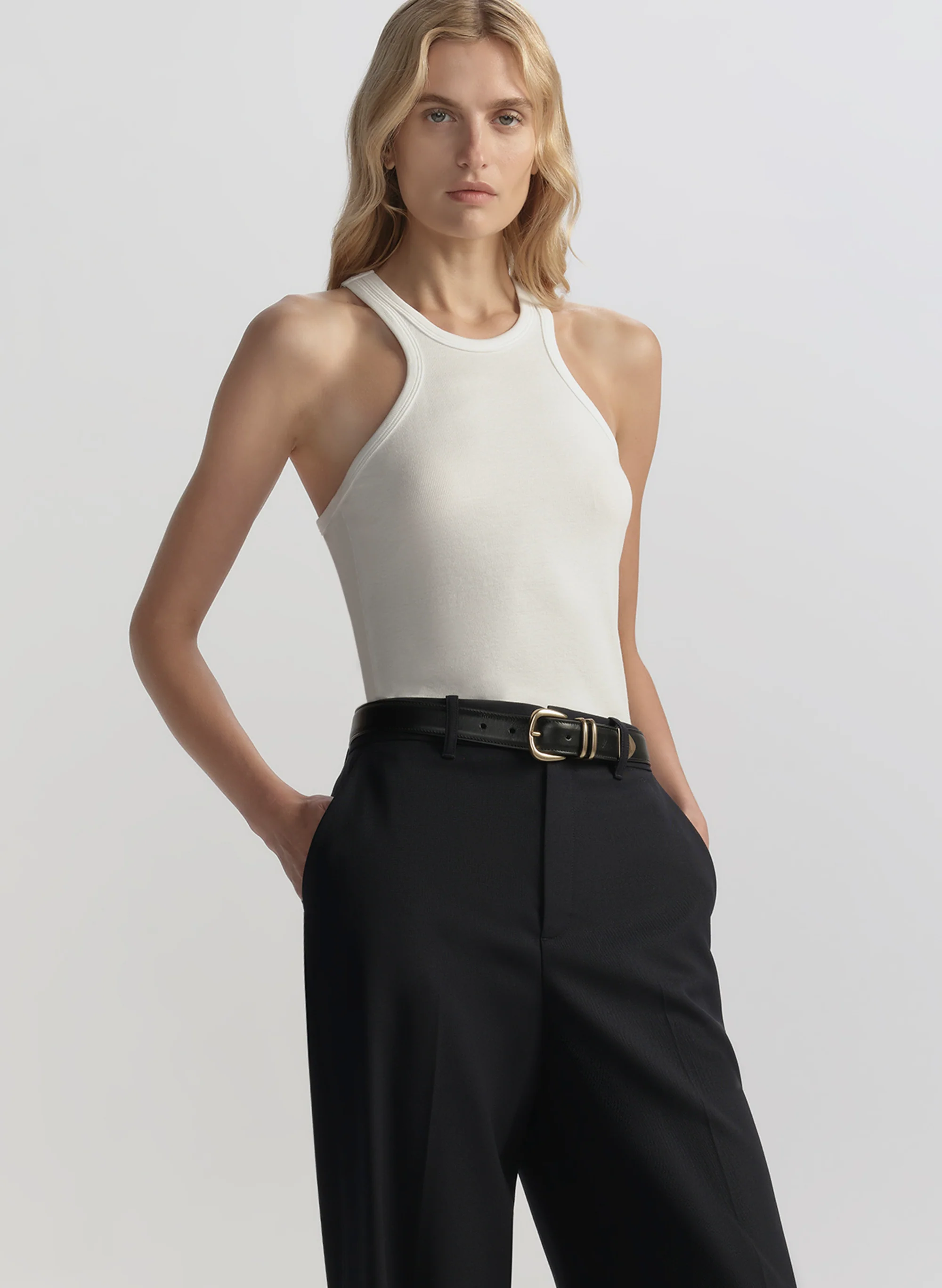 Dean Racerback Rib Knit Tank