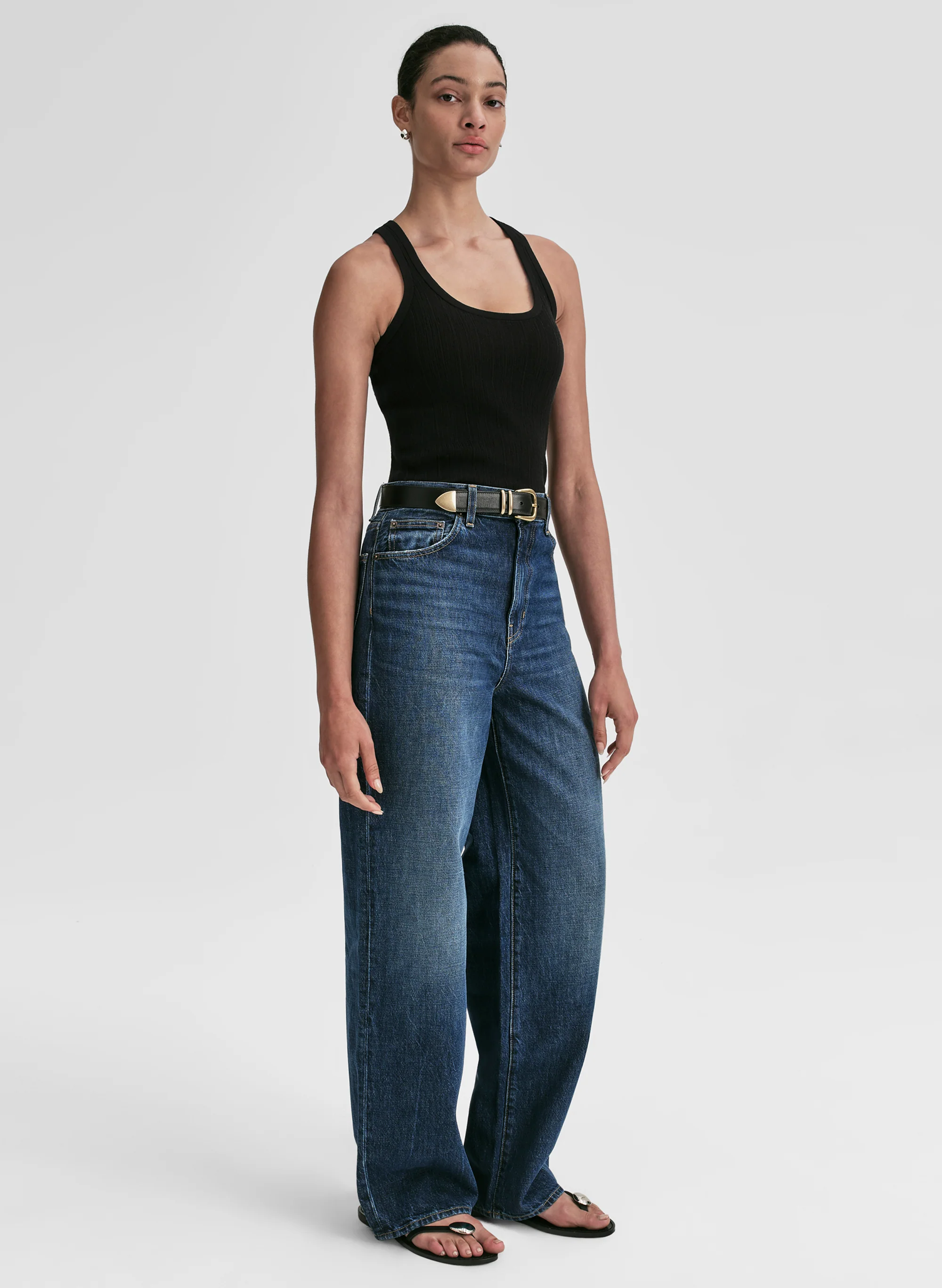 Iris Fine Cotton Knit Tank - Image 3